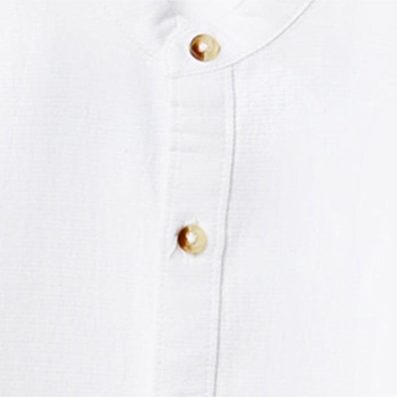 Camisa-blanca-solido-para-bebe-niño