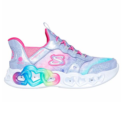 Zapato deportivo Skechers multicolor para niña