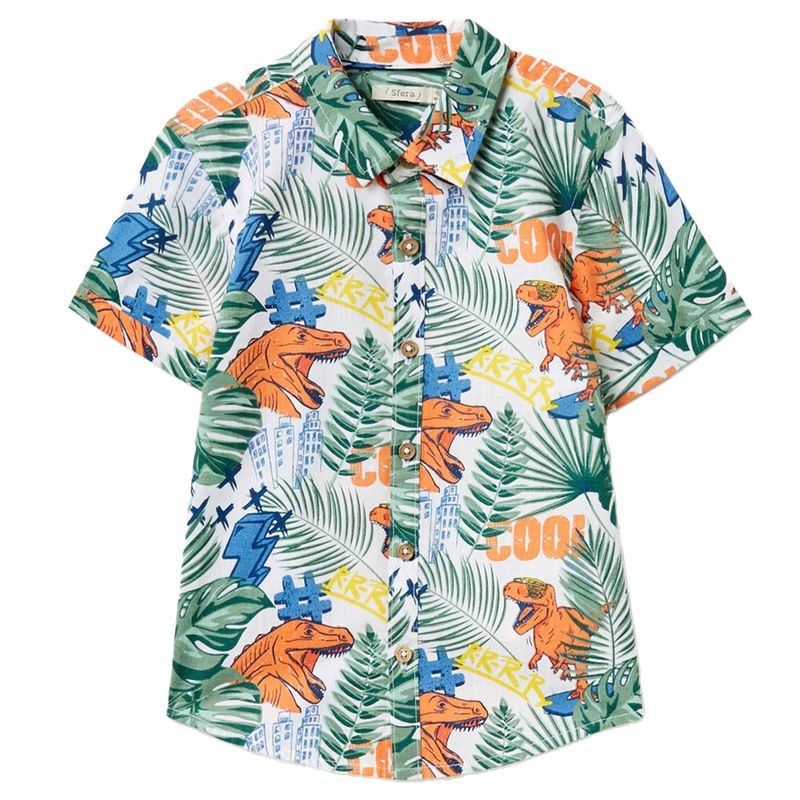 Camisas floreadas para niños sales