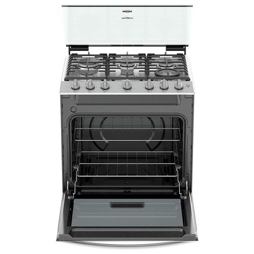 Cocina 6 quemadores con horno 5.1 PCU a Gas LWFR7000S Whirlpool