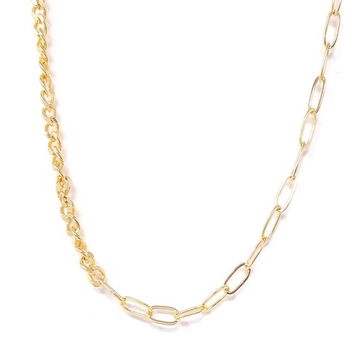 Cadena color dorado 4mm-18" para mujer