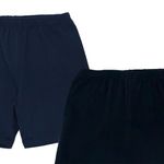 Set-de-2-shorts-bicolor-solido-para-niña