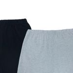 Set-de-2-shorts-bicolor-solido-para-niña