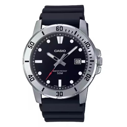 Reloj Casio análogo de resina color negro para caballero