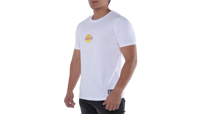 Camiseta blanca hombre cuello redondo hotsell