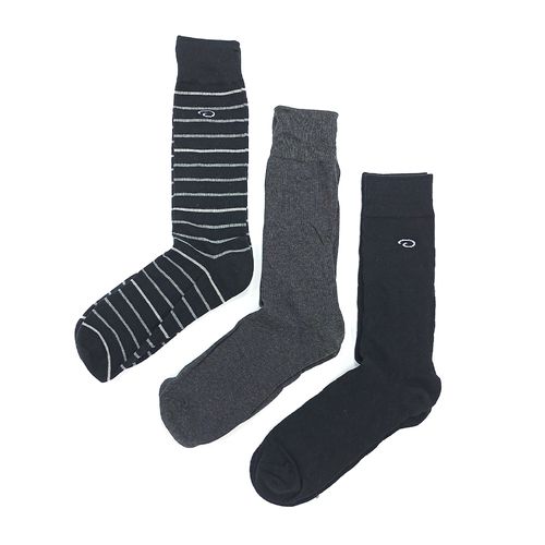 Pack de 3 pares de calcetines Oscar de la Renta multicolor para hombre
