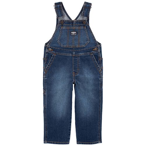 Overall azul denim lavado para niño