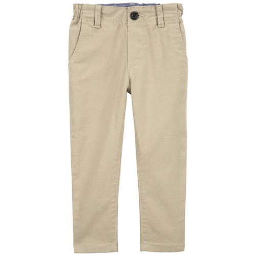 Pantalón beige sólido para niño