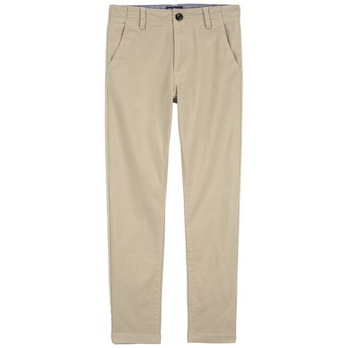 Pantalón beige sólido para niño