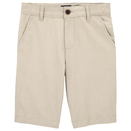 Short beige sólido para niño
