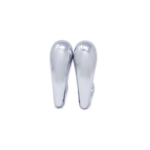 Aretes plateados para dama