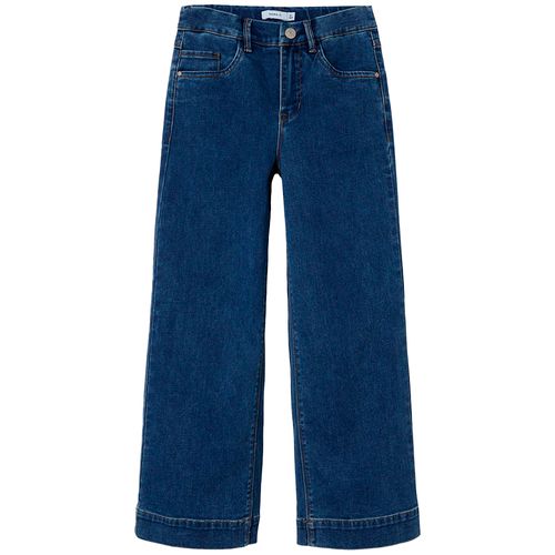 Jeans azul sólido para niña