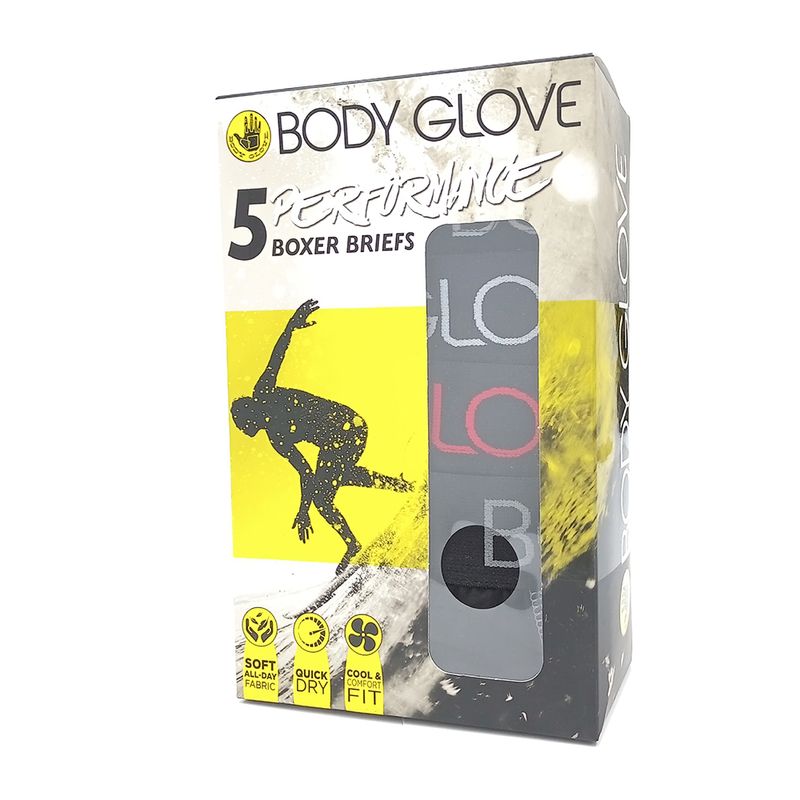 Pack de 5 boxers briefs Body Glove multicolor para hombre - Siman Costa ...