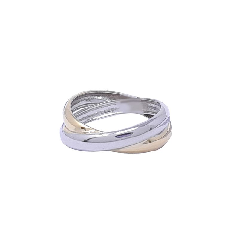 Duo de anillos de plata para dama