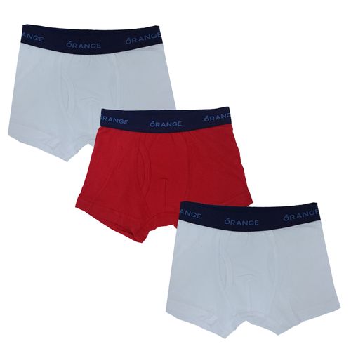 Set de 3 piezas ropa interior multicolor sólido para niño