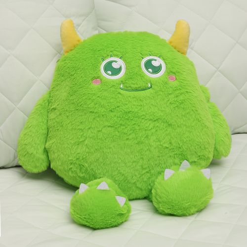 Cojín infantil monstruo verde 50cm