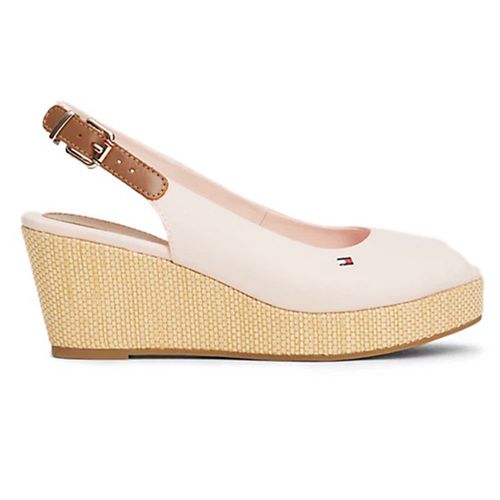 Sandalia casual Tommy Hilfiger color rosado para mujer