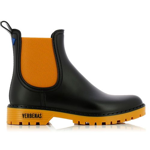 Bota casual Verbenas color negro/amarillo para mujer