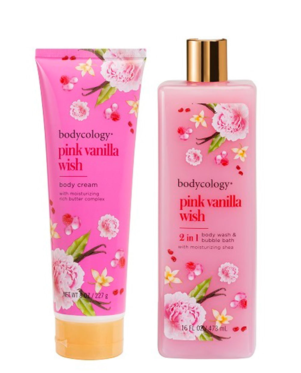 Body Wash Bodycology Pink Vanilla Wish Lotion Set De Gel De Ducha