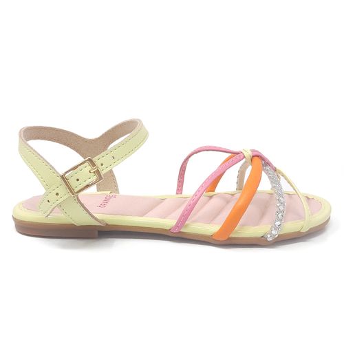 Sandalia casual Orange multicolor para niña
