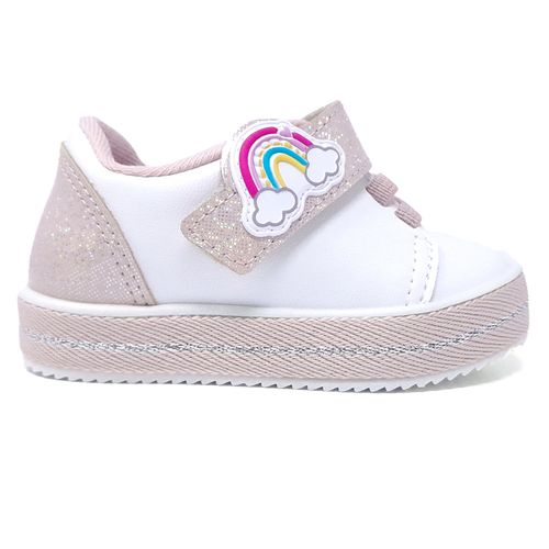Zapato deportivo casual Orange bicolor para niña bebé