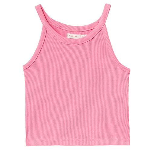 Blusa rosada sólido para niña