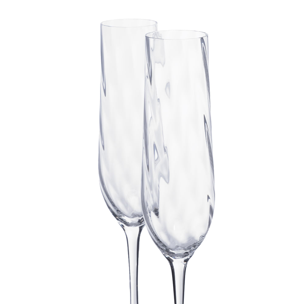 Set de 4 copas infinity flauta 8 oz