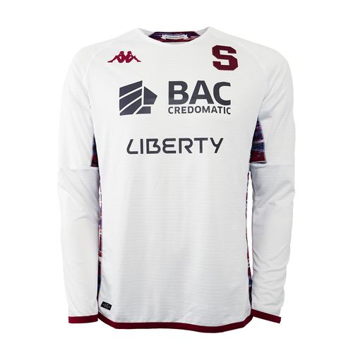 Camiseta manga larga ed jug blanca para hombre Saprissa 2023