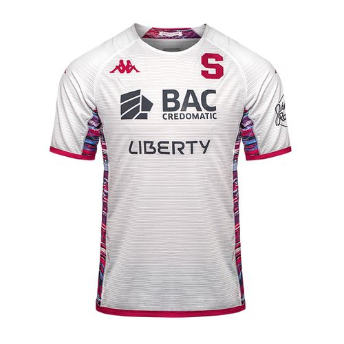 Camiseta manga corta ed jug blanca para hombre Saprissa 2023