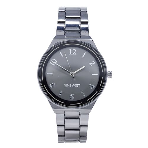 Reloj Nine West análogo de metal color gris para mujer