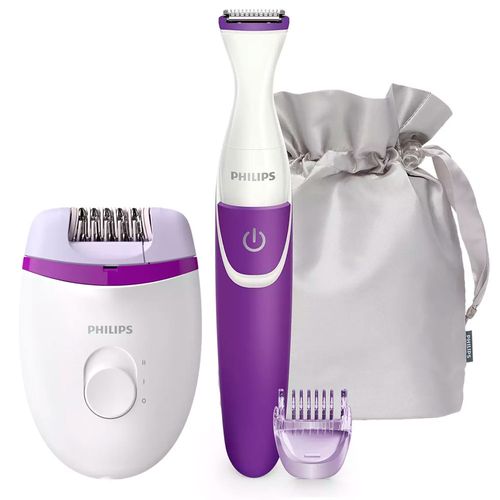 Set depiladora y cortadora Philips