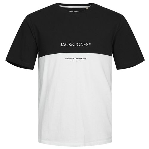 Camiseta bicolor color block para niño
