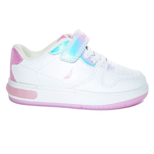 Zapato deportivo casual Nautica blanco para niña bebé