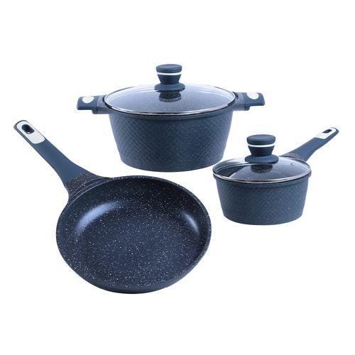 Batería de cocina Hamilton Beach de aluminio 5 piezas