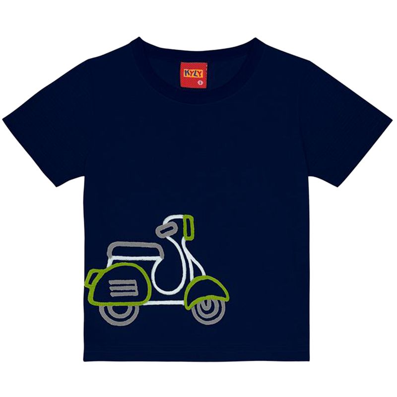 Camiseta-azul-con-estampado-para-niño