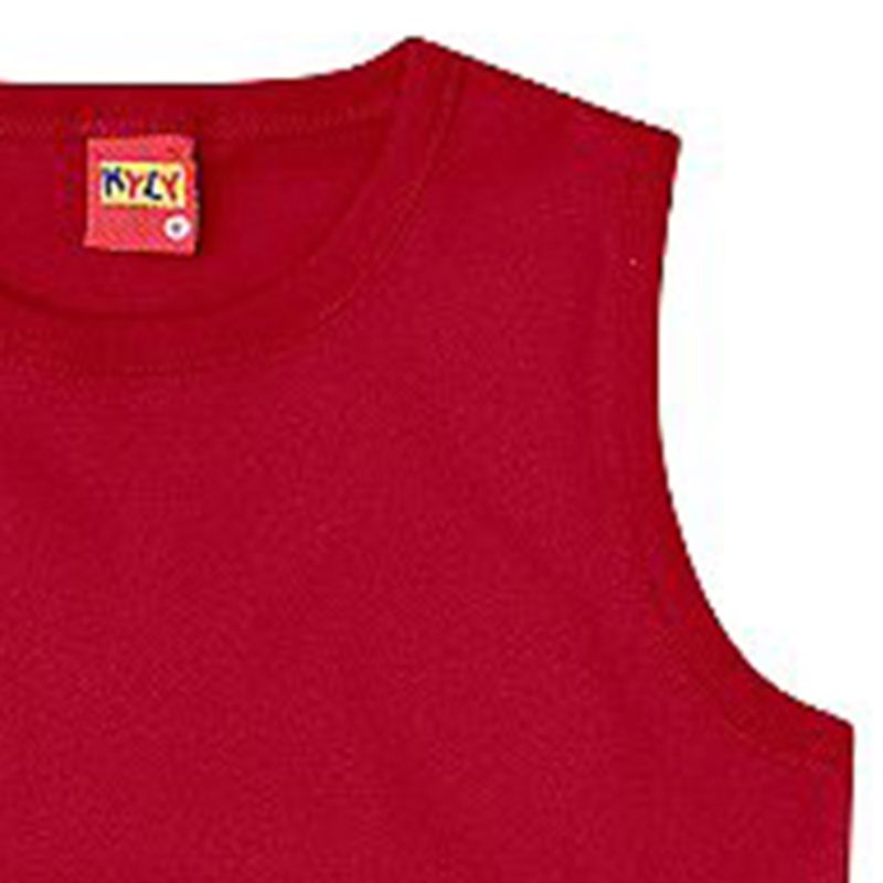 Camiseta-roja-solido-para-niño
