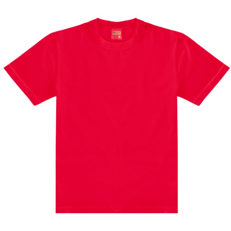 Camiseta roja solido para nino