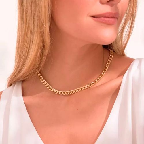 Cadena Roma color dorado para mujer