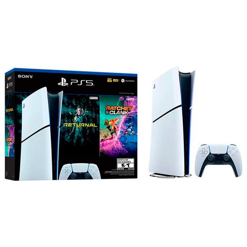 Bundle PlayStation 5 slim digital 1TB SSD + Returnal + Ratchet and Clank