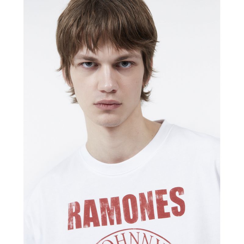 Camiseta ramones blanca new arrivals