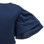 Blusa-azul-solido-para-niña