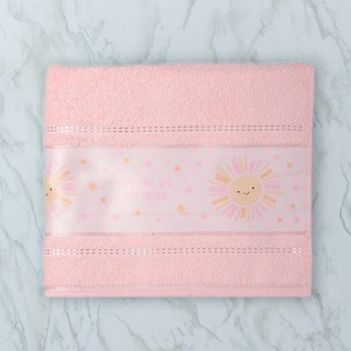 Toalla de baño con estampado de soles 67x135 cm