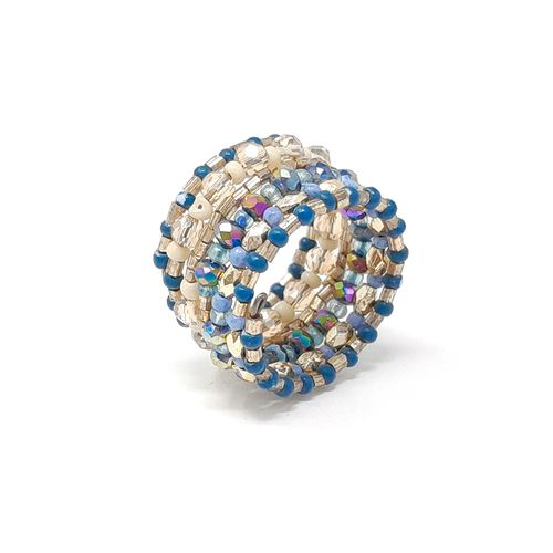 Anillo multicolor ajustable para mujer