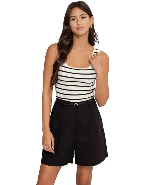 Blusa Mine crop top de tirantes para mujer