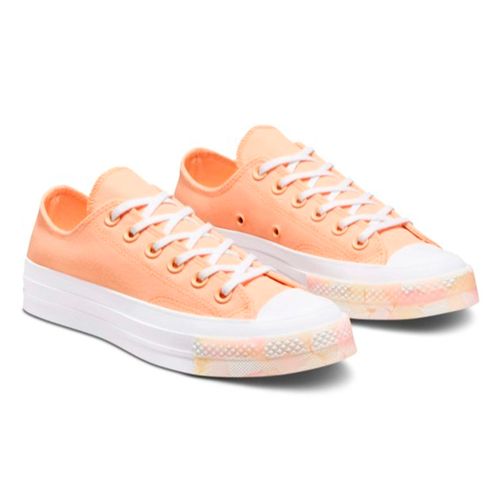 Zapato casual Converse chuck 70 color coral para mujer