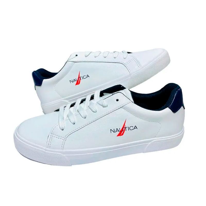 Zapato deportivo casual Nautica blanco para hombre