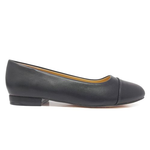 Zapato casual ballerina H&Co negro para mujer