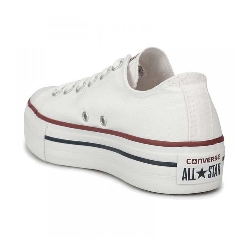 Fashion converse all star blancas con plataforma