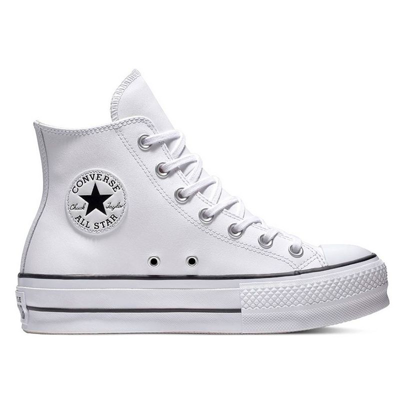 Zapato deportivo casual converse chuck taylor all star lift color blanco para mujer Siman El Salvador