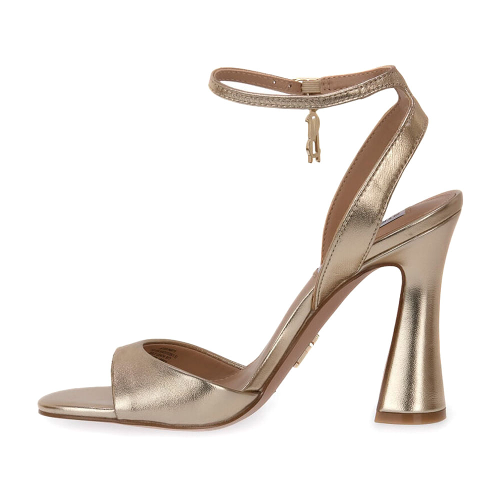 Steve Madden: Sandalias Negras Con Tacón Alto Ancho Y Plataforma Gonzo Mujer 37860051